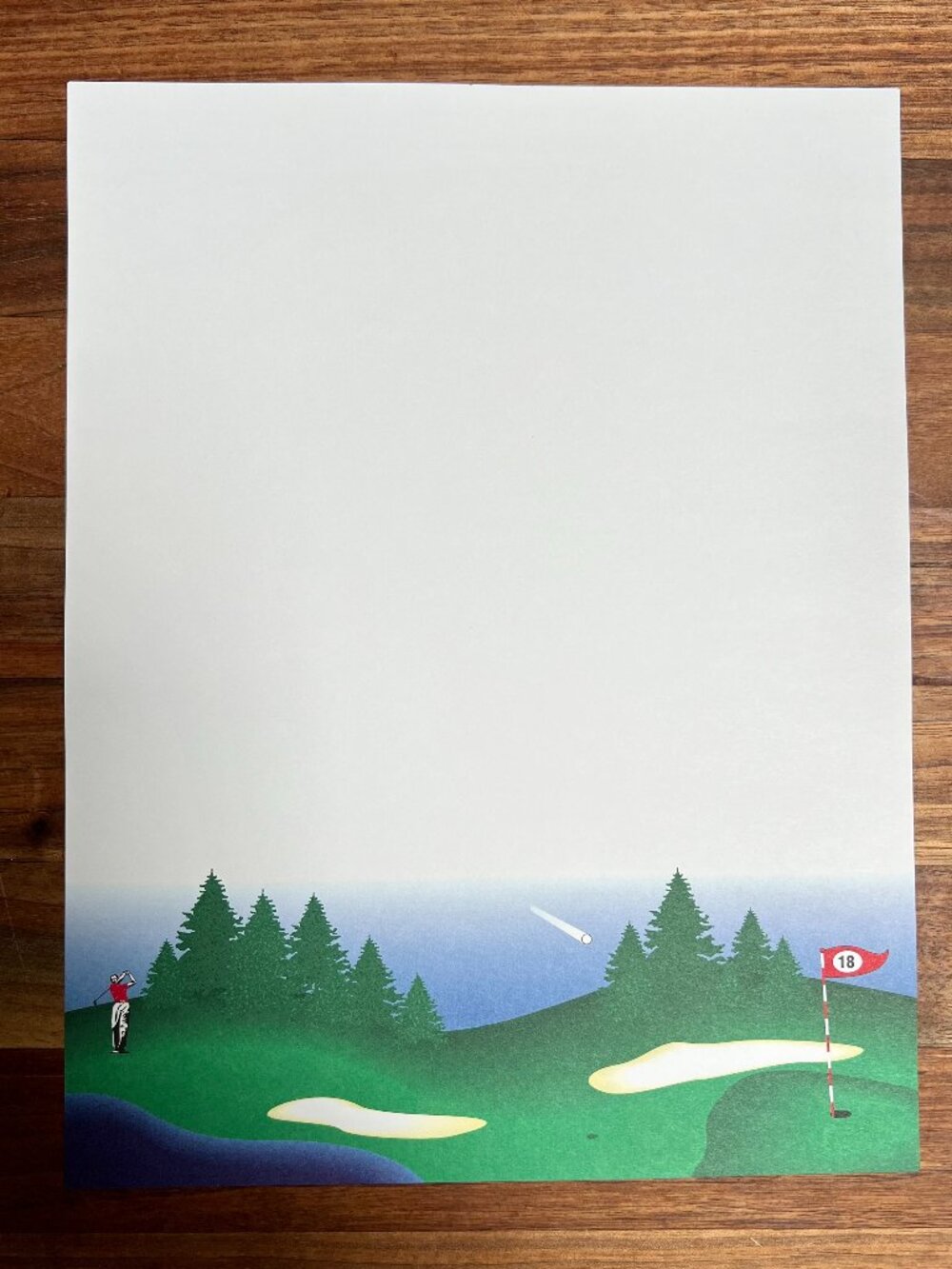"Hole-in-One" Stationary